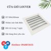 Cửa gió nan Z 300x300mm louver kèm lưới chắn côn trùng