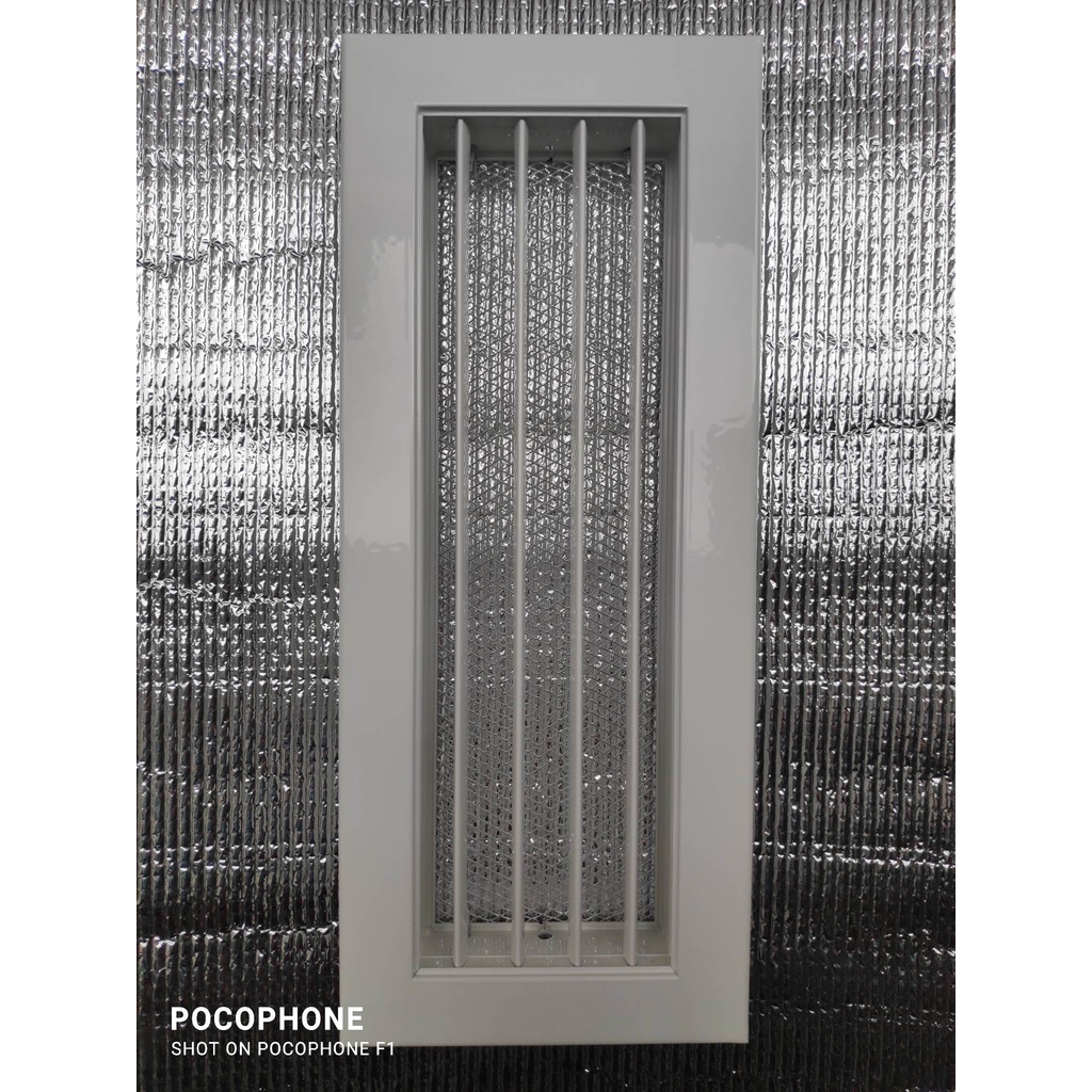 Cửa gió nan thẳng Kích Thước bì 34x14cm - Đối tượng hoàn hảo cho hệ thống điều hòa và thông gió