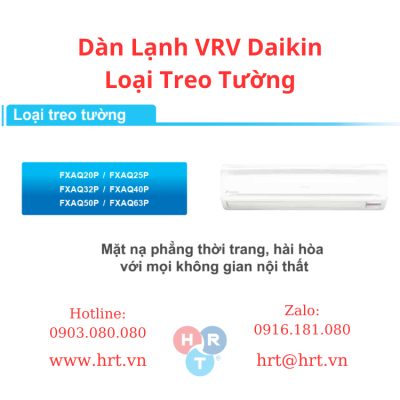 Dàn Lạnh VRV Daikin Loại Treo Tường
