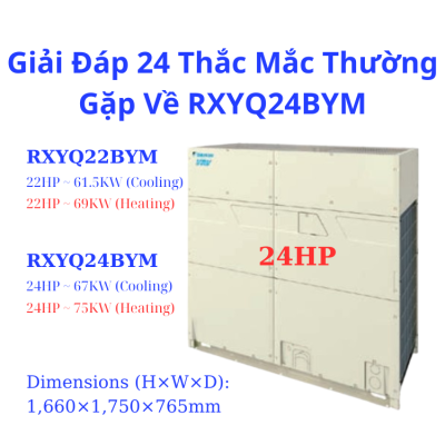 24 Thắc Mắc Thường Gặp Về RXYQ24BYM