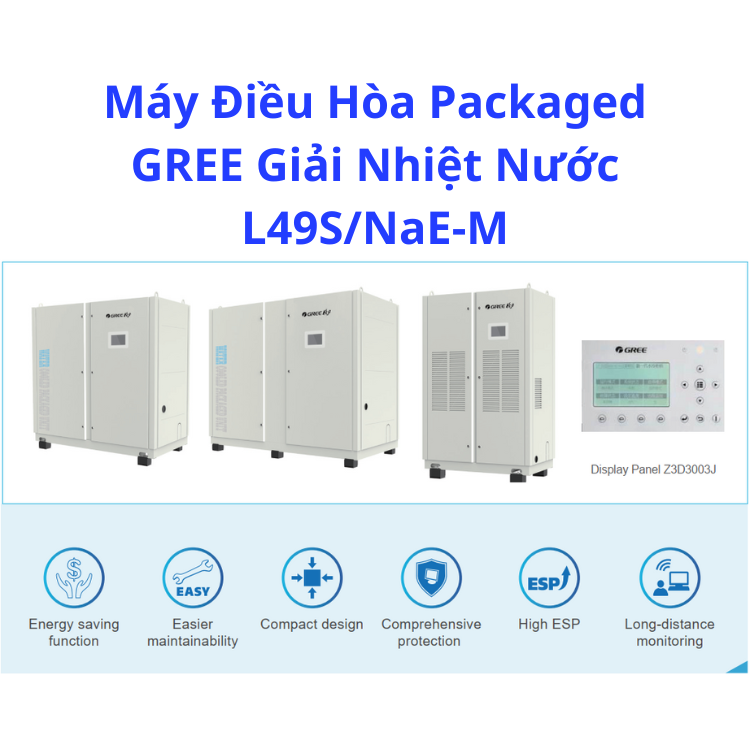 Điều Hòa Packaged Gree Giải Nhiệt Nước L49S/NaE-M