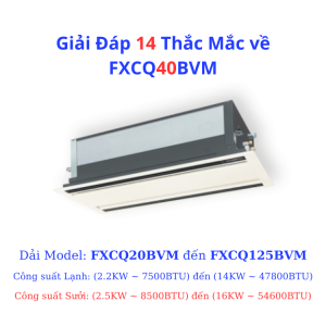Giải Đáp 14 Thắc Mắc về FXCQ40BVM - HRT