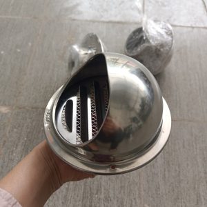 Alternative view of Chụp che mưa inox D100mm, chụp thông hơi inox, ventcap
