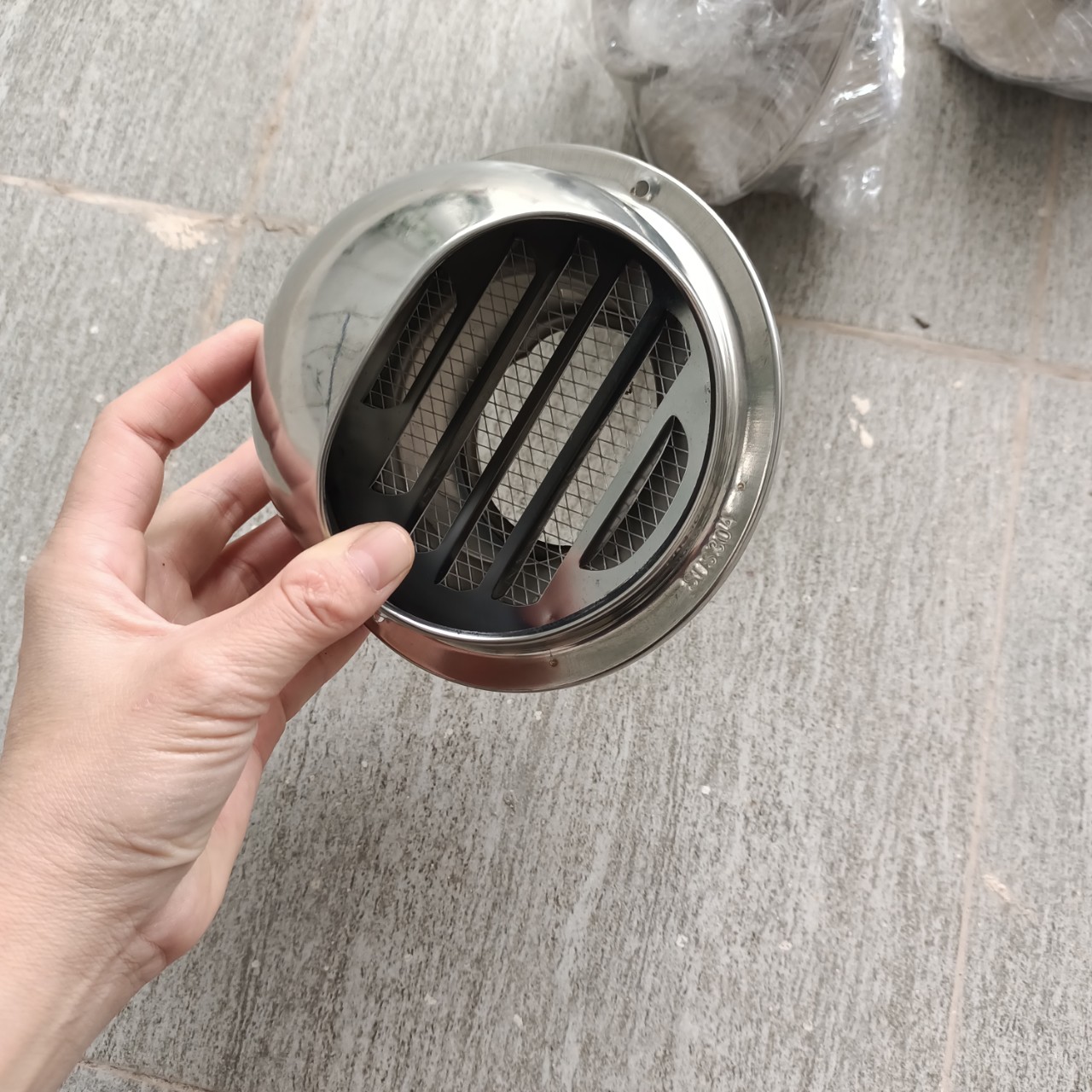 Chụp che mưa inox D100mm, chụp thông hơi inox, ventcap - Ảnh 4