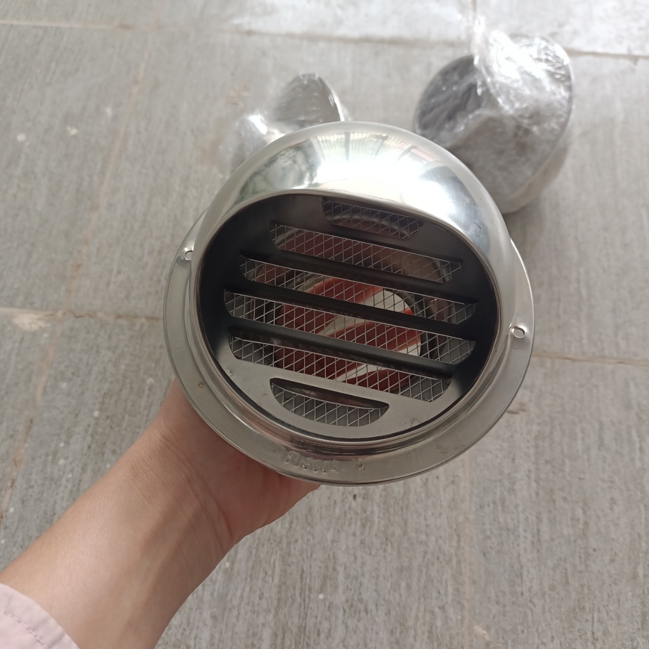 Chụp che mưa inox D100mm, chụp thông hơi inox, ventcap - Ảnh 6