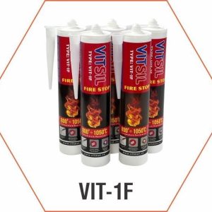 Keo silicon chống cháy VitSiL VIT-1F keo chèn bịt chống cháy