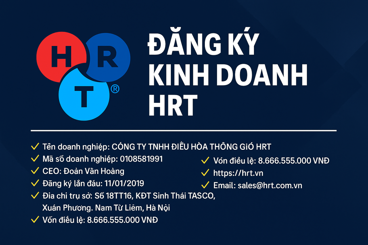 ĐĂNG KÝ KINH DOANH HRT