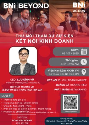 Thư Mời Kết Nối Kinh Doanh 03/07/2025