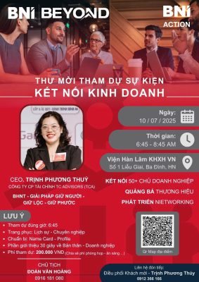 Thư Mời Kết Nối Kinh Doanh 10/07/2025