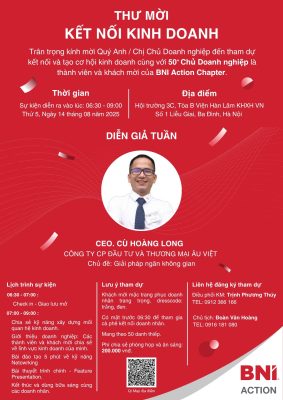 Kết Nối Kinh Doanh BNI Action Chapter 14/08/2025