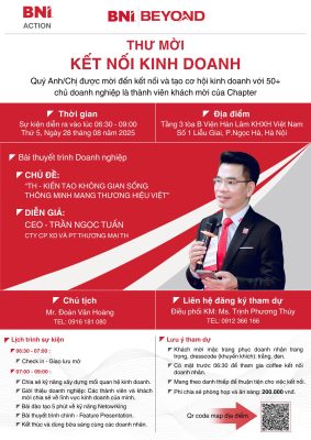 Kết Nối Kinh Doanh Cùng BNI Action Chapter 28/08/2025