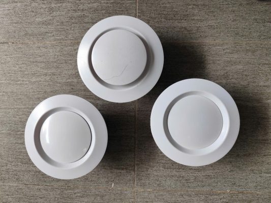 Cửa gió nhựa tròn kiểu đĩa D150mm