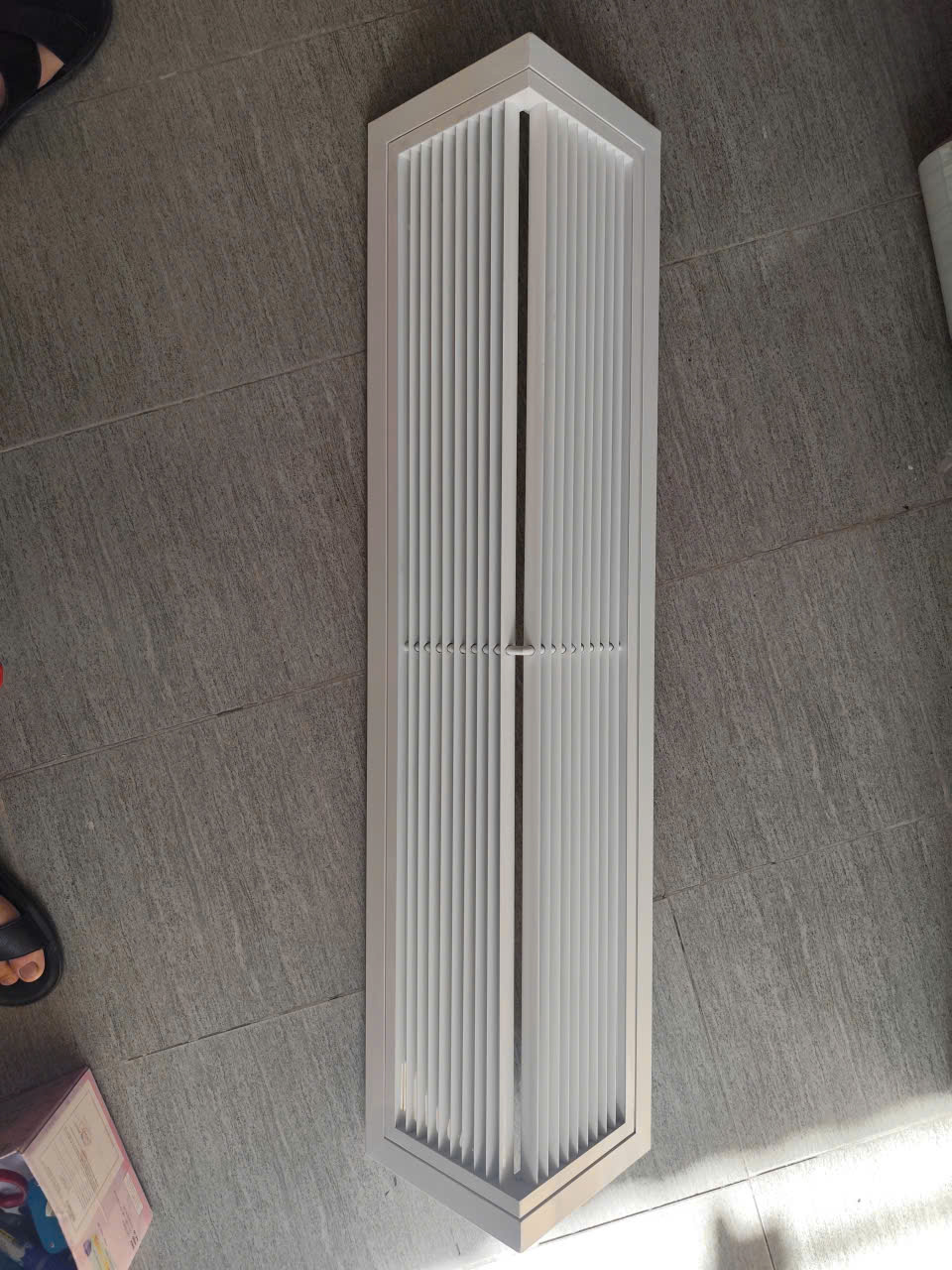 Cửa gió 2 khung hình chữ L 1000x400