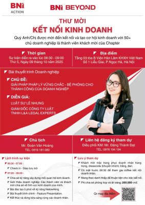Kết Nối Kinh Doanh Cùng BNI Action Chapter