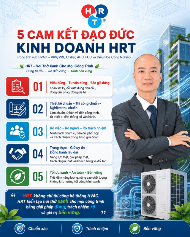 5 Cam Kết Đạo Đức Kinh Doanh HRT