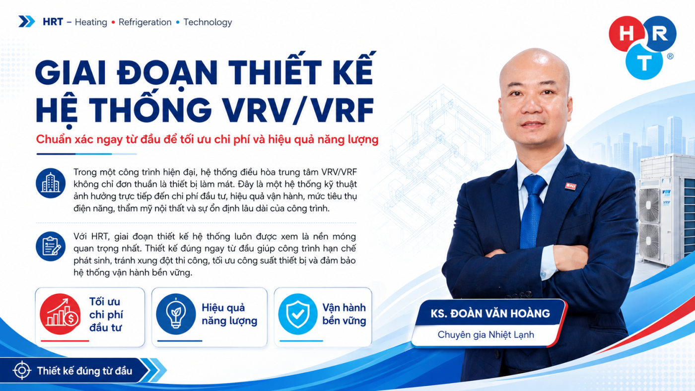 Giai Đoạn Thiết Kế Hệ Thống VRV/VRF Chuẩn Xác Ngay Từ Đầu