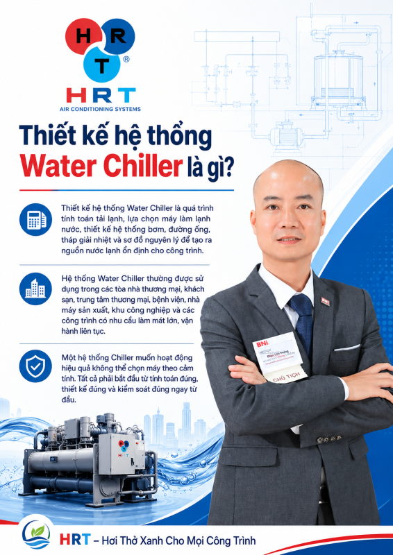 Thiết Kế Hệ Thống Water Chiller: 5 Bước Cốt Lõi Để Có Một Hệ Thống Làm Lạnh Hiệu Quả